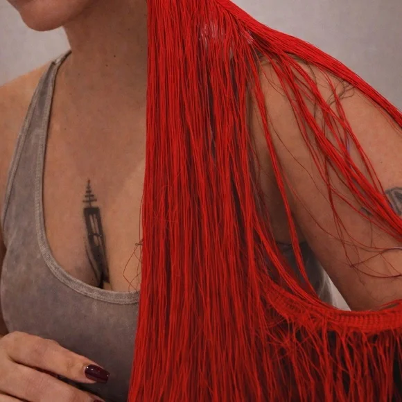 The Single Fringe Statement earring